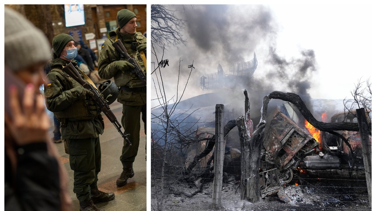 Kriget i Ukraina har fångats på bild.